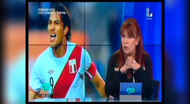 Magaly Medina se burla de Paolo Guerrero