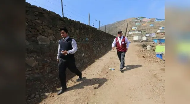 Juez inspeccionó el "Muro de la Verguenza" que divide La Molina de Villa María del Triunfo