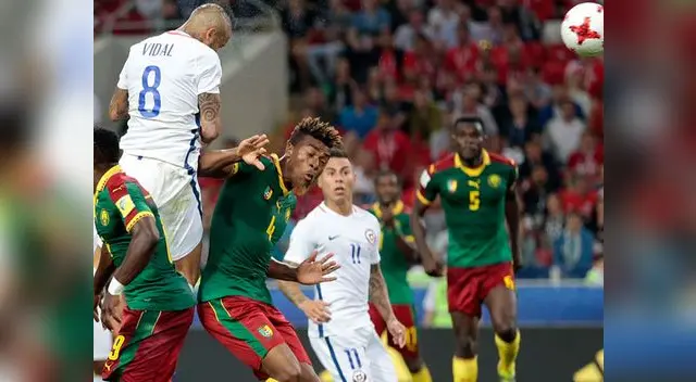 Chile venció 2-0 a su similar de Camerún en la Copa Confederaciones 2017