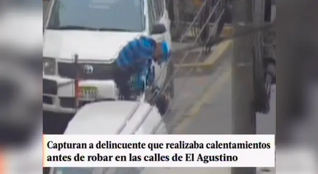 Delincuente realizaba 'estiramientos' antes de robar a las personas Delincuente realizaba 'estiramientos' antes de robar a las personas