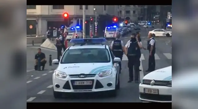 Hombre detona explosivo en estación central de trenes de Bruselas Hombre detona explosivo en estación central de trenes de Bruselas