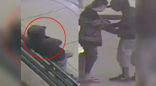 Delincuente se persigna antes de comerte su fechoría