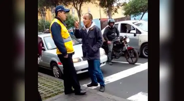 Taxista amenaza de muerte a inspector del Metropolitano 