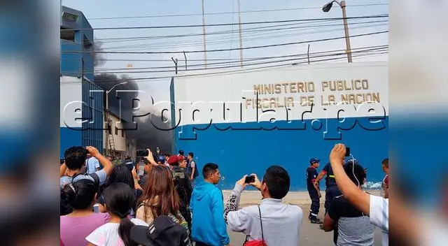 Ministerio Público abrió investigación preliminar por el incendió ocurrido en la Fiscalía