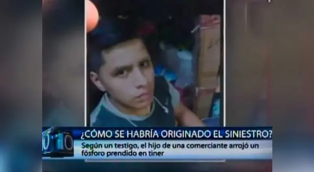 Comerciantes culpan a un joven de haber causado el incendio en la galería Comerciantes culpan a un joven de haber causado el incendio en la galería