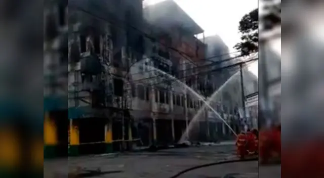 Explosiones dentro de la galería reavivan el fuego