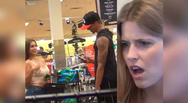 Novia observa el preciso instante donde su novio le pide a una mujer verle el derriere