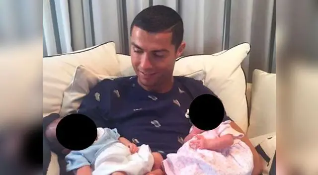 Después de siete años, CR7 se hizo padre de gemelos