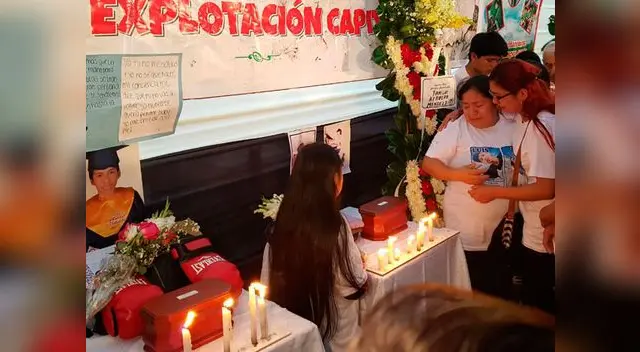 En su barrio de Independencia velan a jóvenes fallecidos en Incendio