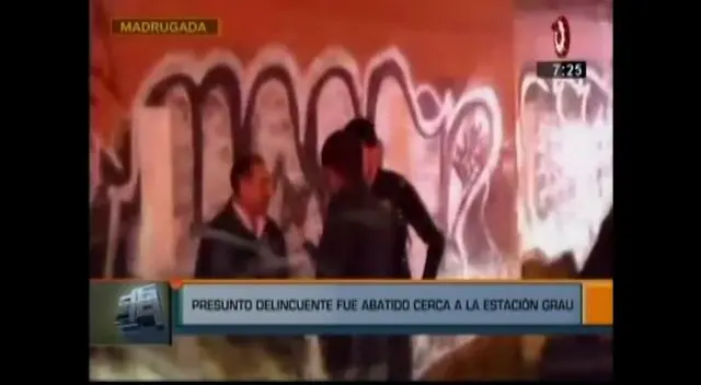 Presunto ladrón de celulares fue abatido por la policía Presunto ladrón de celulares fue abatido por la policía