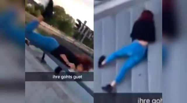 Quiso unirse al reto viral de moda pero todo salió mal