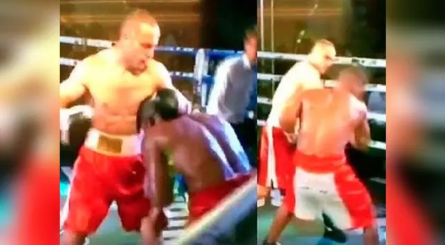 'Pantera' cayó a la lona tras un tremendo derechazo 'Pantera' cayó a la lona tras un tremendo derechazo