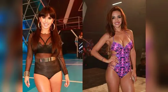 Rosángela Espinoza y Yahaira Plasencia se fueron de manos y una de ellas fue arañada Rosángela Espinoza y Yahaira Plasencia se fueron de manos y una de ellas fue arañada