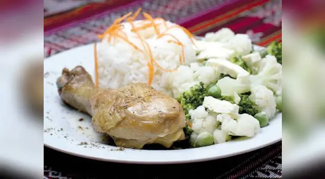 Pollo a la olla con verduras Pollo a la olla con verduras