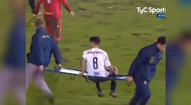 Camillero se robó toda la atención del partido