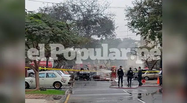 Vehículo que transportaba gas explotó 