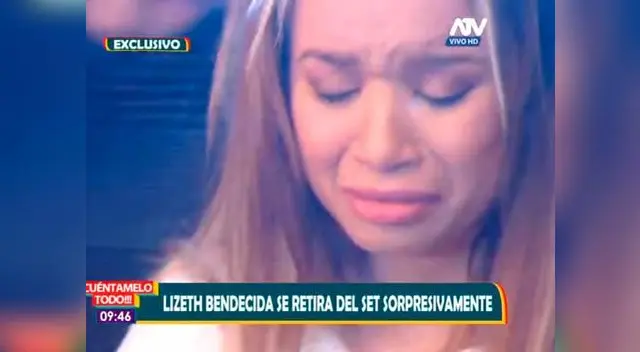 Colombiana Lizth Bendecida es amenzada EN VIVO por hablar de Christian Domínguez