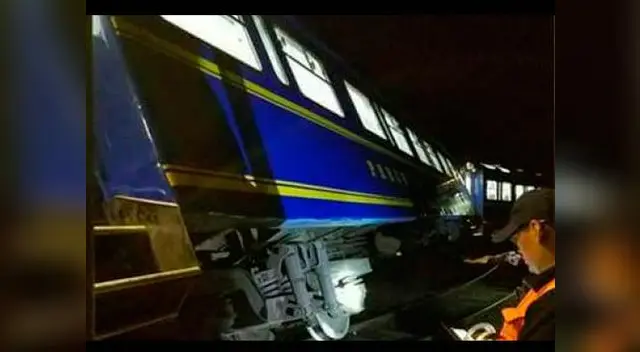 vagones de tren de Perú Rail se descarrilaron en Machu Picchu vagones de tren de Perú Rail se descarrilaron en Machu Picchu