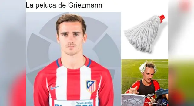 Antoine Griezmann víctima de memes por su nuevo look