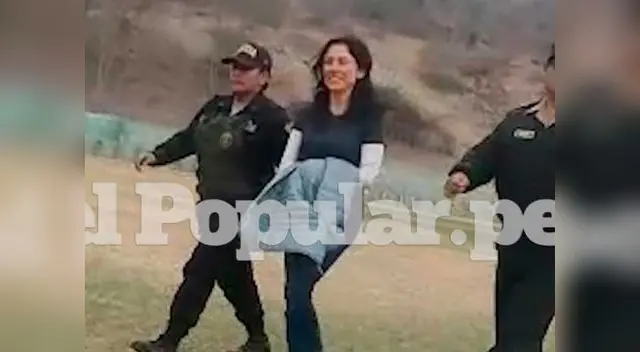 Nadine Heredia llegó así al anexo del penal de Santa Mónica