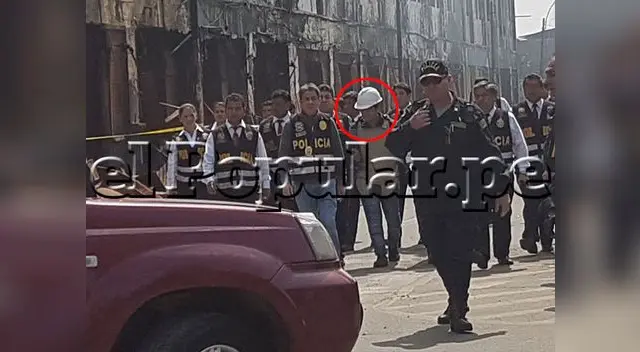 Presunto autor del incendio participa en inspección técnico policial en Las Malvinas