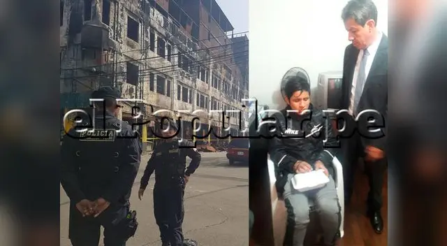 Presunto autor del incendio participa en inspección técnico policial en Las Malvinas