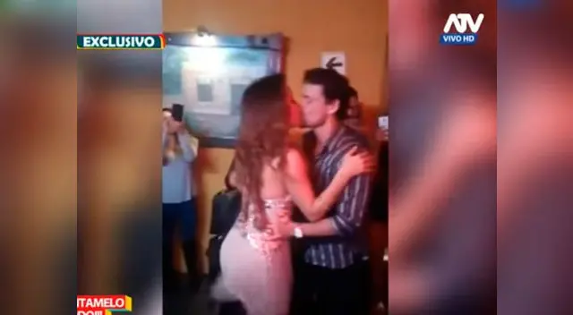 Rosángela Espinoza se luce con empresario