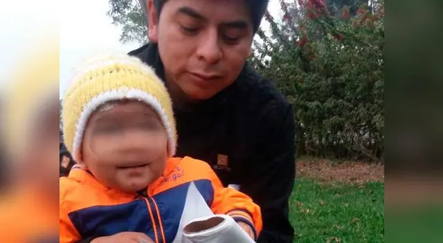 El pequeño fue rescatado por una gran mujer