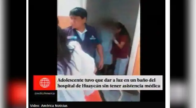 Menor dio a luz en servicios higiénicos