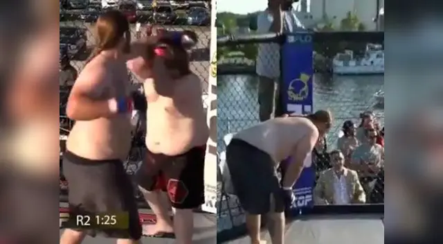 Agotamiento le jugó una mala pasada a luchador