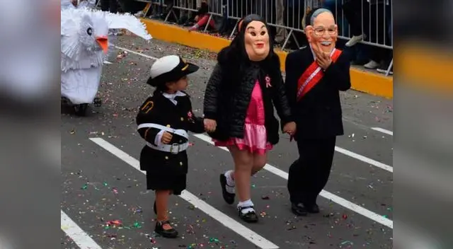 Niños de inicial se robaron todos los aplausos en desfile escolar