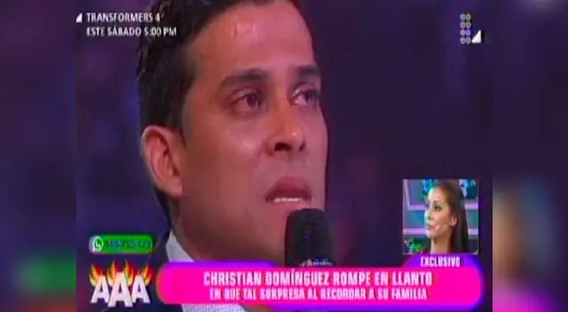 Christian Domínguez abrió su corazón en reciente entrevista Christian Domínguez abrió su corazón en reciente entrevista