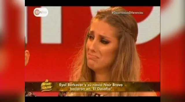 Nair Bravo rompe en llanto en El gran show Nair Bravo rompe en llanto en El gran show