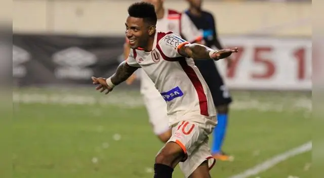 Alexi Gómez festeja el primero de la 'U' Alexi Gómez festeja el primero de la 'U'