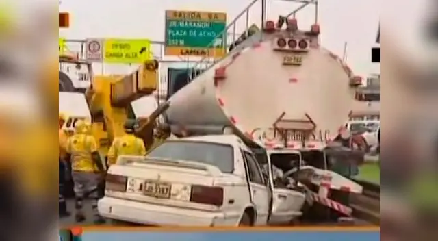 Así quedaron los vehículos involucrados