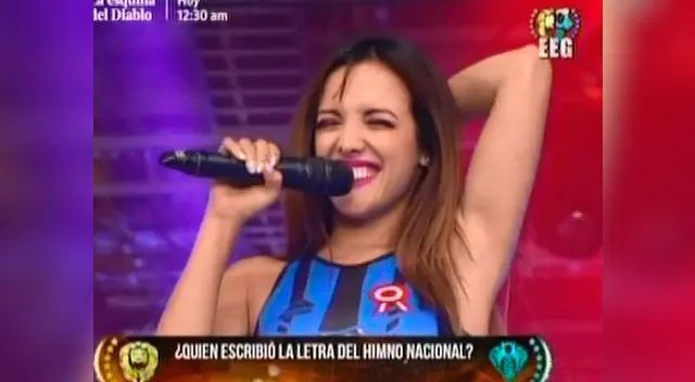 Rosángela Espinoza cometió terrible error en vivo Rosángela Espinoza cometió terrible error en vivo