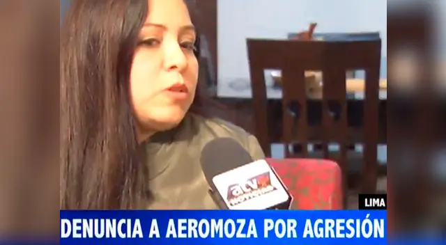 Pasajera denuncia a aeromoza por agresión contra su menor hijo durante un vuelo Pasajera denuncia a aeromoza por agresión contra su menor hijo durante un vuelo