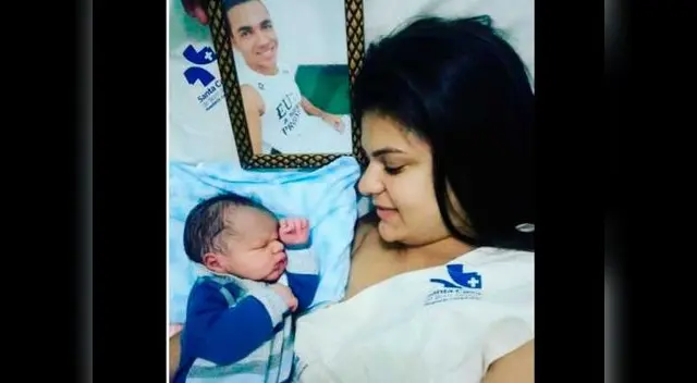 Graziele y el hijo de Tiago, en una publicación en Instagram Graziele y el hijo de Tiago, en una publicación en Instagram