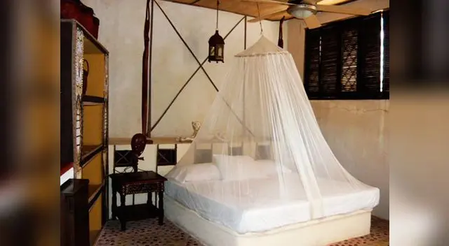 Se recomienda que la habitación donde te alojes tenga mosquitero Se recomienda que la habitación donde te alojes tenga mosquitero