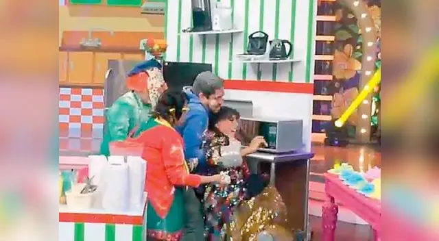 Sufrió la caída en plena secuencia Sufrió la caída en plena secuencia