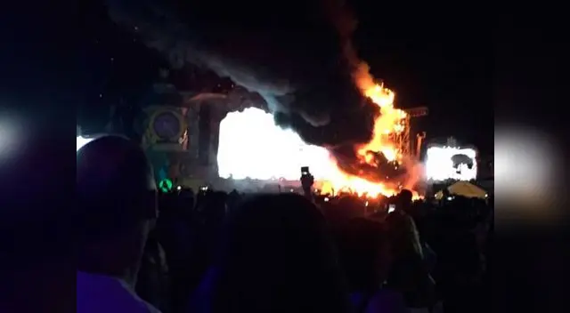 Usuarios de Twitter transmitieron videos del incendio en España