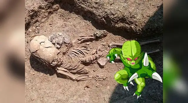 Ovni bebé es comparado con un saibaman de Dragon Ball Z Ovni bebé es comparado con un saibaman de Dragon Ball Z