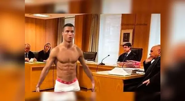 "Cristiano Ronaldo declarando ante las autoridades", dice uno de los memes