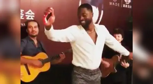 Dwayne Wade no pudo resistirse al ritmo de 'la Bamba'