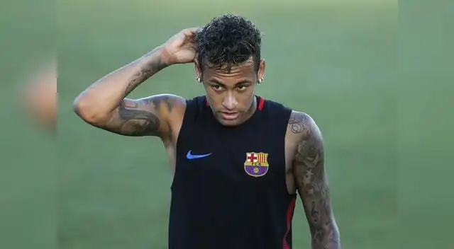 Neymar tendrá que entrenar mañana con el Barcelona