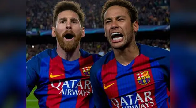 Lionel Messi fue uno de los primeros en despedirse de Neymar