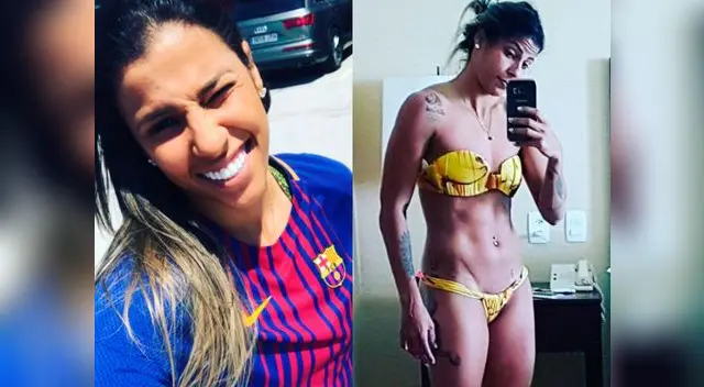 Fabiana Baiana es la nueva estrella del Barcelona, y no sólo destaca por su fútbol
