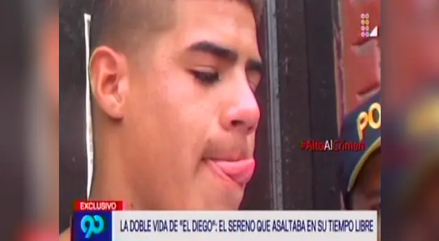 Sereno que asaltaba en sus tiempos libre lloró ante la policía cuando fue capturado Sereno que asaltaba en sus tiempos libre lloró ante la policía cuando fue capturado