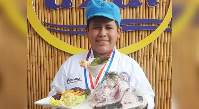 Niño chef cuenta su historia de sabor y superación en una cebichería de Independencia