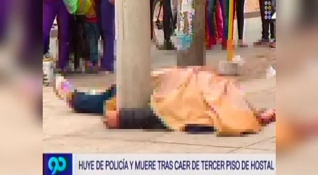 Encontró trágicamente al huir de la policía